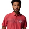 image:imageColumbia Mens Collegiate Thistletown Hills Printed PoloOs  Intense Red