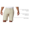image:imageColumbia Mens Flex ROC Short UV Sun Protection Comfort StretchFossil