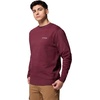 image:imageColumbia Mens Hart Mountain II Crew NeckRich Wine Heather