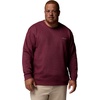 image:imageColumbia Mens Hart Mountain II Crew NeckRich Wine Heather
