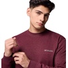 image:imageColumbia Mens Hart Mountain II Crew NeckRich Wine Heather