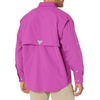 image:imageColumbia Mens PFG Bahama II Long Sleeve Fishing ShirtBerry Jam