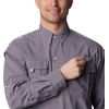 image:imageColumbia Mens PFG Bahama II Long Sleeve Fishing ShirtGranite Purple