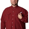 image:imageColumbia Mens PFG Bahama II Long Sleeve Fishing ShirtRed Jasper