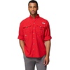 image:imageColumbia Mens PFG Bahama II Long Sleeve Fishing ShirtRed Spark