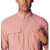 image:imageColumbia Mens PFG Bahama II Long Sleeve Fishing ShirtSandalwood Pink