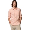 image:imageColumbia Mens PFG Harbor Peak Long Sleeve ShirtBright Nectar Micro Gingham
