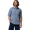 image:imageColumbia Mens PFG Harbor Peak Long Sleeve ShirtDockside Blue Dock Plaid