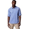 image:imageColumbia Mens PFG Harbor Peak Long Sleeve ShirtVivid Blue Micro Gingham