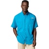 image:imageColumbia Mens PFG Tamiami II Short Sleeve Fishing ShirtBlue Echo