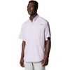 image:imageColumbia Mens PFG Tamiami II Short Sleeve Fishing ShirtLavender Pearl