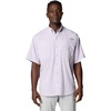 image:imageColumbia Mens PFG Tamiami II Short Sleeve Fishing ShirtLavender Pearl