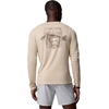 image:imageColumbia Mens PFG Uncharted Graphic Tee Long SleeveAncient Fossil HeatherRedfish Swamplands