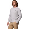 image:imageColumbia Mens PFG Uncharted Graphic Tee Long SleeveCool Grey HeatherRedfish Swamplands