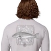 image:imageColumbia Mens PFG Uncharted Graphic Tee Long SleeveCool Grey HeatherRedfish Swamplands