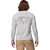 image:imageColumbia Mens PFG Uncharted Graphic Tee Long SleeveCool Grey HeatherRedfish Swamplands