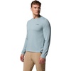 image:imageColumbia Mens PFG Uncharted Graphic Tee Long SleeveCrushed Blue HeatherGuadalupe Drift