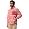 image:imageColumbia Mens PFG Uncharted Over ShirtDusty Crimson Twilights Stripe