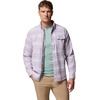 image:imageColumbia Mens PFG Uncharted Over ShirtLavender Pearl Twilights Stripe