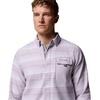 image:imageColumbia Mens PFG Uncharted Over ShirtLavender Pearl Twilights Stripe