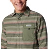 image:imageColumbia Mens PFG Uncharted Over ShirtSmokey Sage Lunar Stripe