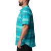 image:imageColumbia Mens Rapid Rivers Novelty Short SleeveBright Aqua Scattered Stripe