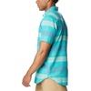 image:imageColumbia Mens Rapid Rivers Novelty Short SleeveBright Aqua Scattered Stripe