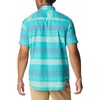 image:imageColumbia Mens Rapid Rivers Novelty Short SleeveBright Aqua Scattered Stripe