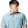 image:imageColumbia Mens Rapid Rivers Novelty Short SleeveRiver Blue Diamond Dobby Chambray