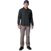 image:imageColumbia Mens Roughtail Stretch Flannel Long SleeveSurplus Green Ombre Tartan