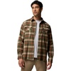 image:imageColumbia Mens Roughtail Stretch Flannel Long SleeveSurplus Green Tracking Check