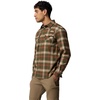 image:imageColumbia Mens Roughtail Stretch Flannel Long SleeveSurplus Green Tracking Check