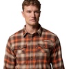 image:imageColumbia Mens Roughtail Stretch Flannel Long SleeveTobacco Tracking Check