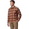 image:imageColumbia Mens Roughtail Stretch Flannel Long SleeveTobacco Tracking Check