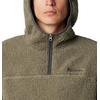 image:imageColumbia Mens Rugged Ridge III Sherpa Pullover HoodieStone Green