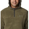 image:imageColumbia Mens Rugged Ridge III Sherpa Pullover HoodieStone Green