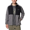 image:imageColumbia Mens Sage Peak Full Zip FleeceCity GreyBlack
