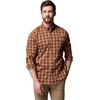 image:imageColumbia Mens Sharptail Long Sleeve Yarn Dye ShirtCamel Brown Triple Check