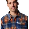 image:imageColumbia Mens Steens Mountain Printed Shirt Jacket IiCollegiate Navy Omblur