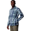 image:imageColumbia Mens Steens Mountain Printed Shirt Jacket IiCrushed Blue Herringplaid