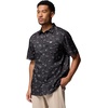 image:imageColumbia Mens Super Slack Tide Camp Shirt Short SleeveBlack Fish Hunt