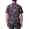 image:imageColumbia Mens Super Slack Tide Camp Shirt Short SleeveBlack Kona Kraze Print