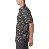 image:imageColumbia Mens Super Slack Tide Camp Shirt Short SleeveBlack Tribal Fish Print