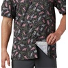 image:imageColumbia Mens Super Slack Tide Camp Shirt Short SleeveBlack Tribal Fish Print