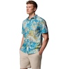 image:imageColumbia Mens Super Slack Tide Camp Shirt Short SleeveBlue Echo Hooked Up