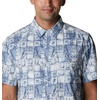 image:imageColumbia Mens Super Slack Tide Camp Shirt Short SleeveBluestone Trout Batik