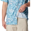 image:imageColumbia Mens Super Slack Tide Camp Shirt Short SleeveCanyon Blue Kona Kraze