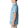 image:imageColumbia Mens Super Slack Tide Camp Shirt Short SleeveCanyon Blue Kona Kraze