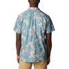 image:imageColumbia Mens Super Slack Tide Camp Shirt Short SleeveCanyon Blue Palmeria