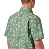 image:imageColumbia Mens Super Slack Tide Camp Shirt Short SleeveCity Grey Tribal Fish Print